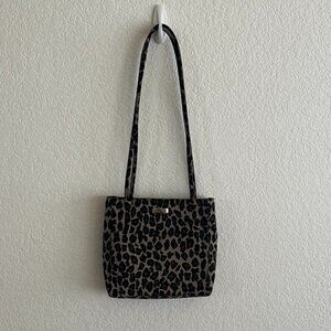 Vintage Y2K Leopard Print Shoulder Bag